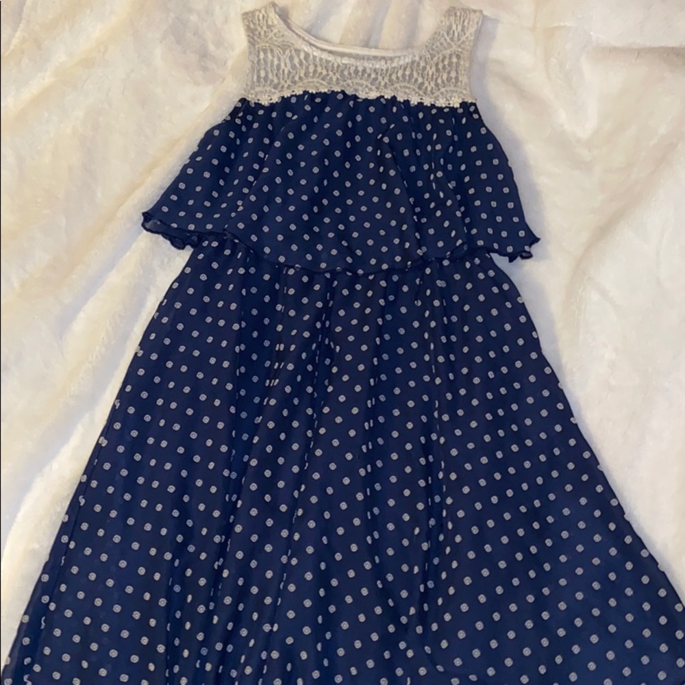 Blue dress